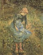Camille Pissarro The Shepherdess oil